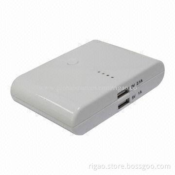 High Capacity 9,600mAh Power Bank with LED Indicator